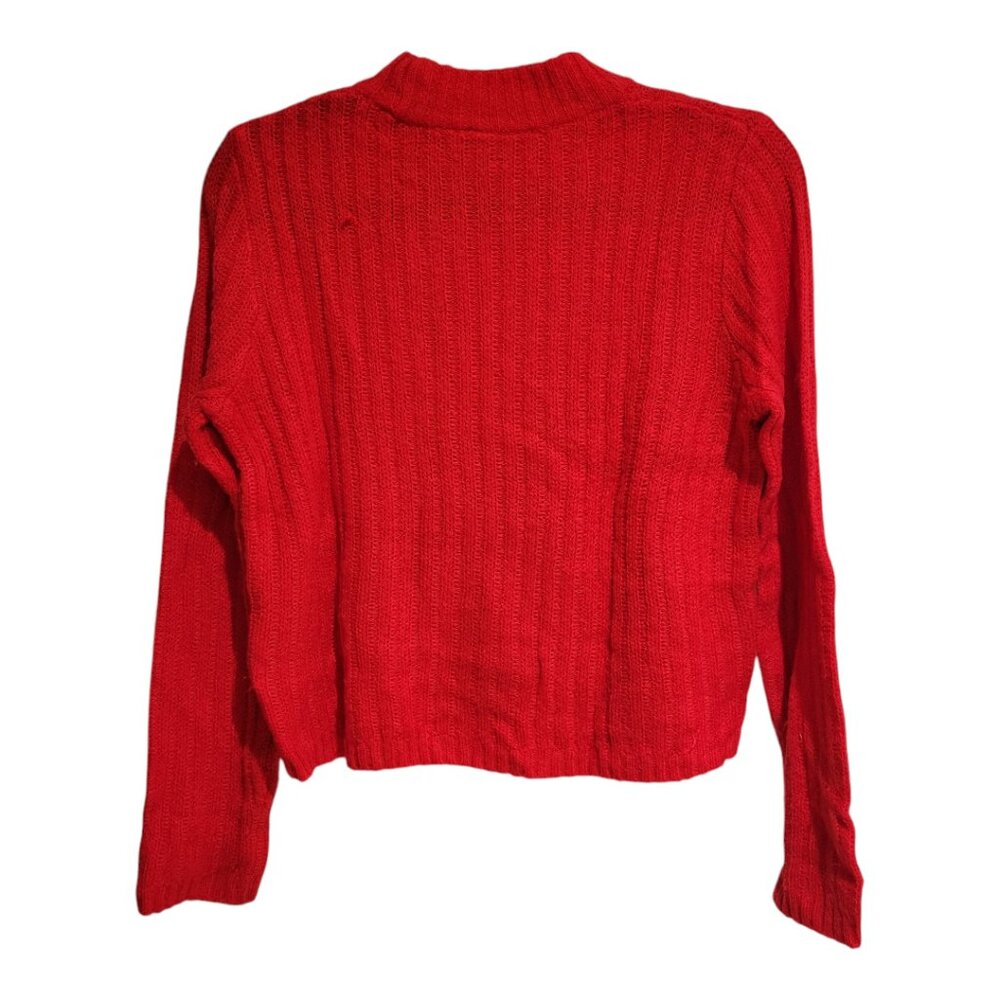 Divided H&M Red Pullover Sweater - Picture 2 of 6